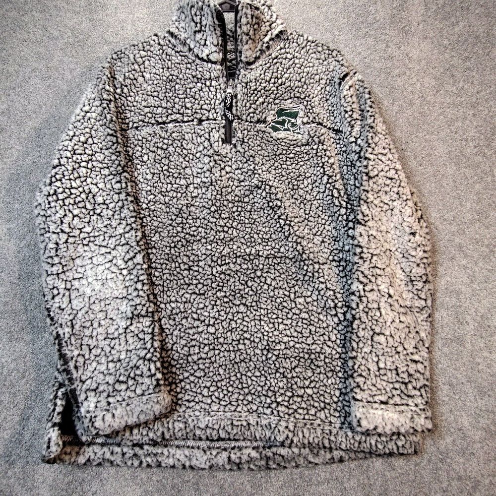 Boxer Craft Mens Sweater Gray S Long Sleeve Mock Neck Pullover